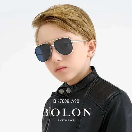 BOLON暴龙太阳镜儿童个性潮流眼镜男童飞行员墨镜防紫外线BK7008商品大图