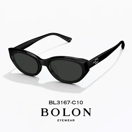 BOLON暴龙眼镜2024新款偏光太阳镜男女猫眼框个性潮酷墨镜BL3167图片