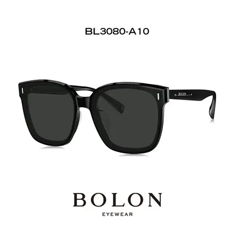 BOLON暴龙眼镜方形大框太阳镜男款偏光板材墨镜潮流眼镜BL3080图片