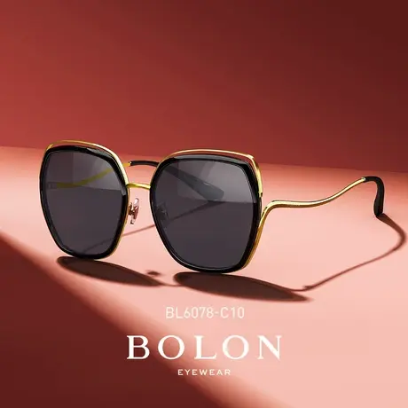 BOLON暴龙偏光明星同款墨镜女潮流彩色大框太阳眼镜女BL6078商品大图