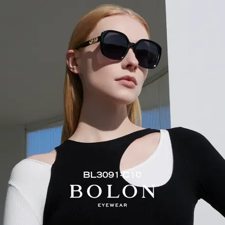 BOLON暴龙眼镜2023年新品偏光墨镜太阳镜女板材时尚眼镜框BL3091商品大图