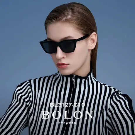 BOLON暴龙太阳镜女2023新品防晒窄框眼镜猫眼小框偏光紫外线墨镜商品大图