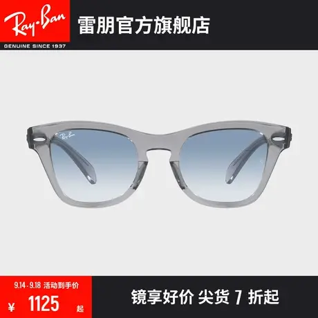 【2023新品】RayBan雷朋太阳镜猫眼方框渐变偏光墨镜0RB0707SF商品大图