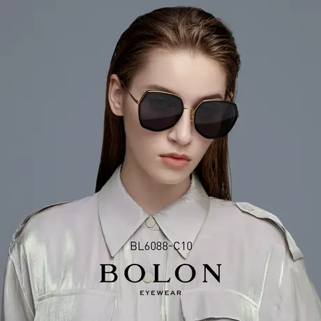 BOLON暴龙新款太阳镜偏光墨镜金属框潮眼镜女BL6088图片