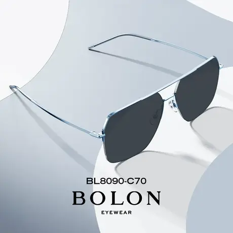 BOLON暴龙蛤蟆镜近视太阳眼镜经典飞行员框偏光开车墨镜男BL8090商品大图