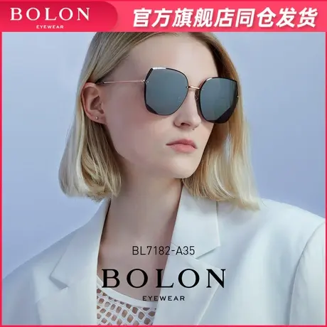 BOLON暴龙2022新品太阳镜女款时尚个性墨镜立体切割眼镜BL7182商品大图
