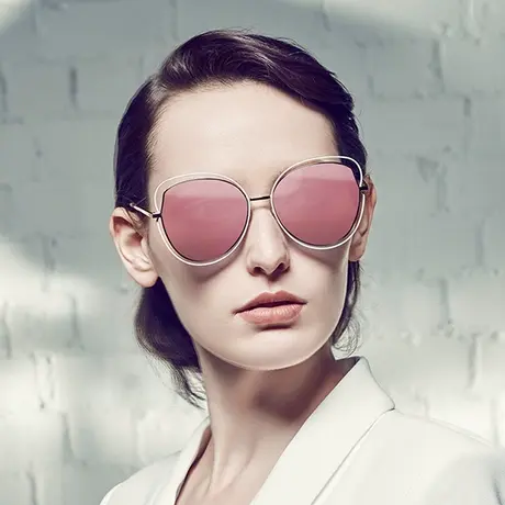 暴龙偏光太阳镜女士开车专用新款潮流蝶形墨镜时尚个性眼镜BL7012图片