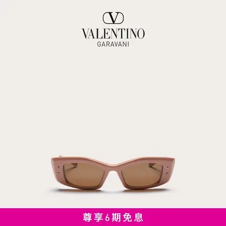 【24期免息】华伦天奴VALENTINO V -矩形醋纤框太阳眼镜图片
