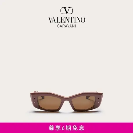【24期免息】华伦天奴VALENTINO V -矩形醋纤框太阳眼镜图片