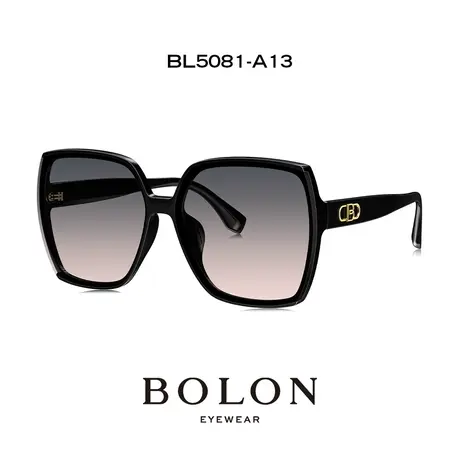 BOLON暴龙眼镜24新品大镜框偏光墨镜方形时尚太阳眼镜男女BL5081图片
