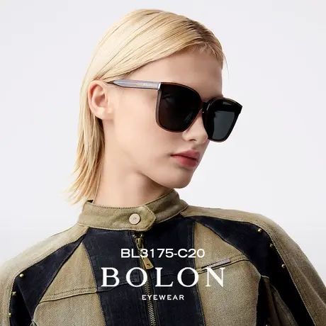 BOLON暴龙眼镜24新品板材太阳镜防晒偏光镜个性墨镜男女潮BL3175商品大图