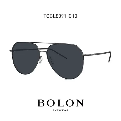 BOLON暴龙近视墨镜带度数23新品飞行员金属偏光太阳眼镜TCBL8091图片