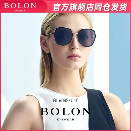 BOLON暴龙太阳镜潮流多边形墨镜金属框偏光眼镜女士显脸小BL6088图片