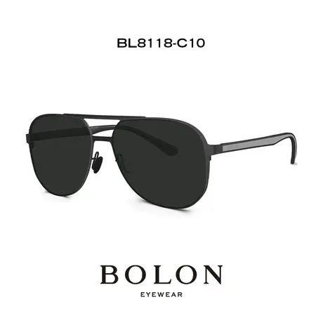 BOLON暴龙眼镜24新品偏光金属飞行员太阳镜开车驾驶墨镜男BL8118商品大图