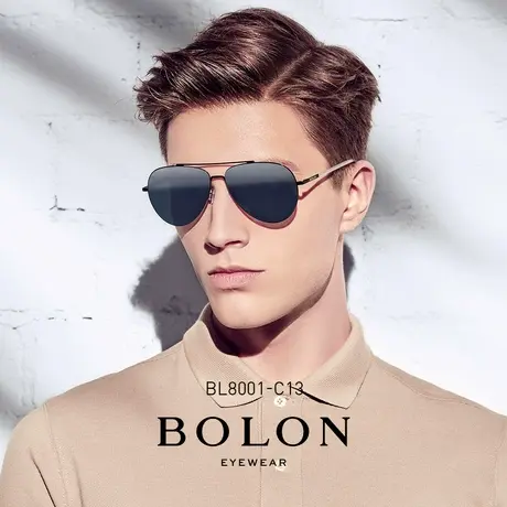 BOLON暴龙墨镜男开车专用太阳镜配度数近视偏光蛤蟆镜眼镜BL8001商品大图