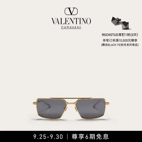 【6期免息】华伦天奴VALENTINO VI - 矩形金属框太阳眼镜商品大图