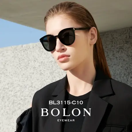 BOLON暴龙眼镜2023新品板材太阳镜猫眼偏光女款时尚墨镜潮BL3115图片
