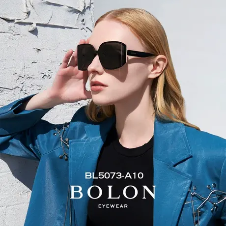 BOLON暴龙眼镜2023新品太阳镜女杨幂同款曲面立体防晒墨镜BL5073商品大图