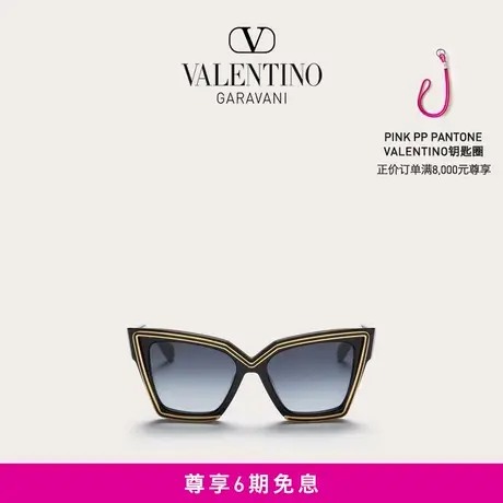 华伦天奴VALENTINO V - GRACE猫眼钛合醋酸纤维太阳眼镜图片