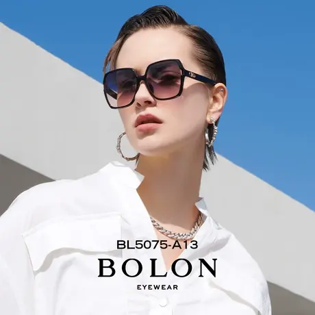 BOLON暴龙眼镜2023新品偏光太阳镜大框TR材质墨镜潮时尚女BL5075商品大图