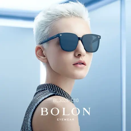 BOLON暴龙黑超偏光太阳镜韩版板材猫眼男女同款墨镜BL3028图片