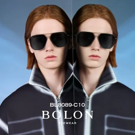 BOLON暴龙眼镜2023新品太阳镜男款蛤蟆镜偏光驾驶墨镜BL8089商品大图