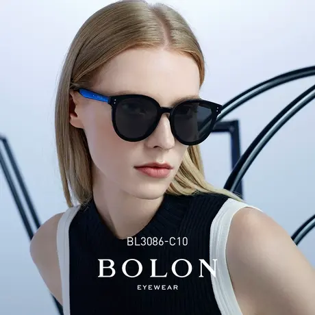 BOLON暴龙眼镜女士太阳镜偏光防紫外线复古猫眼墨镜BL3078 BL3086图片