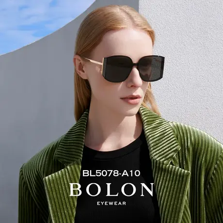 BOLON暴龙眼镜2023新品女款太阳镜三面防晒大框防晒墨镜BL5078图片